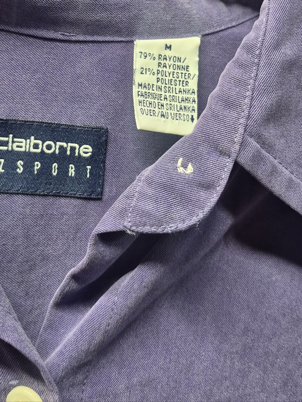 LIZ CLAIBORNE Purple Soft Long Sleeve Top - Picture 5 of 5